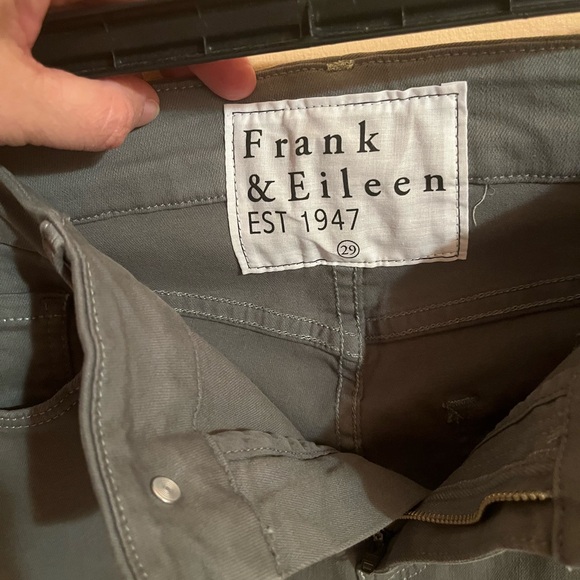 Frank & Eileen Sligo Jeans in Olive Green - Picture 4 of 8